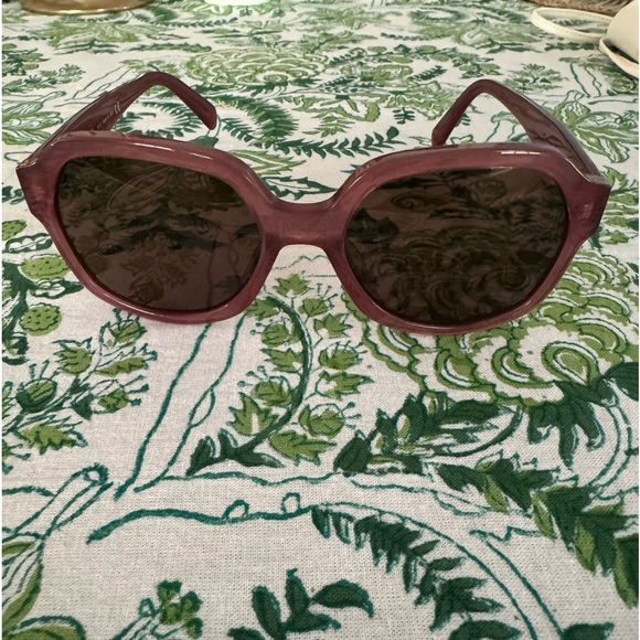 Celine Triomphe CL50134I Rose Sunglasses, Square Full Rim with Gold Logo - rare - Picture 4 of 4